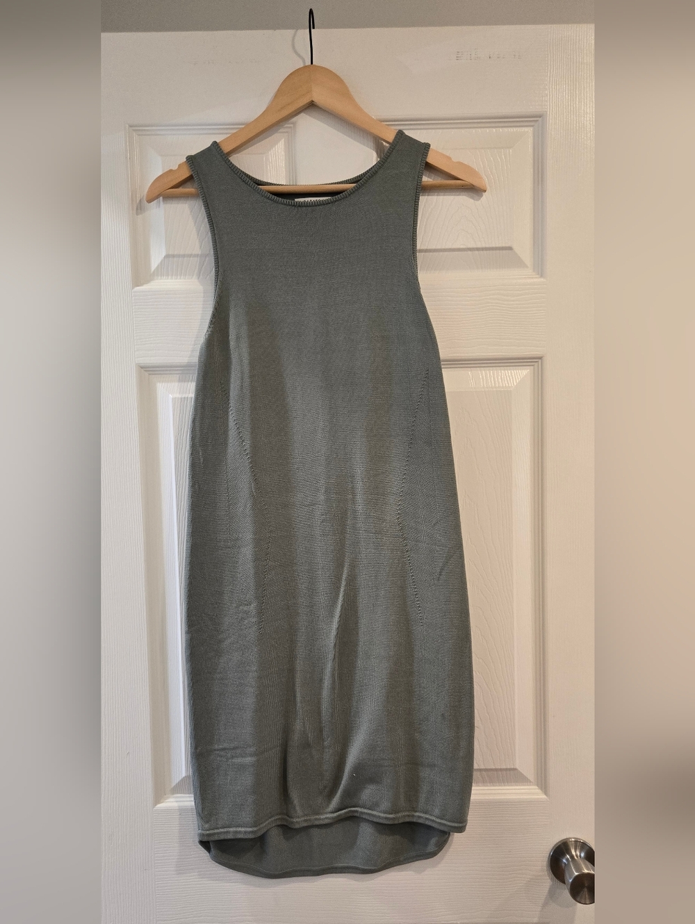 Babaton Tank Dress, Sage/Blue Green